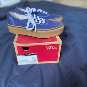 Vans Platform Sneakers, Women’s Size 7.5.